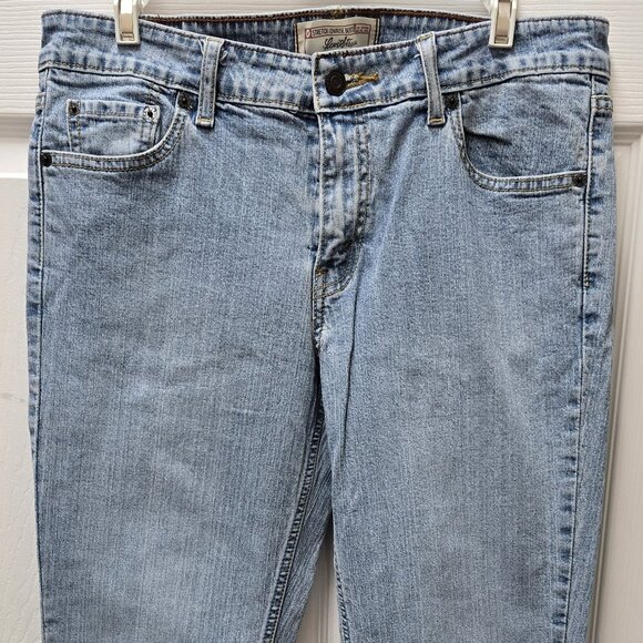 LeviStrauss Women Stretch Lowrise Bootcut Jean Junior 11 Medium - Picture 1 of 4